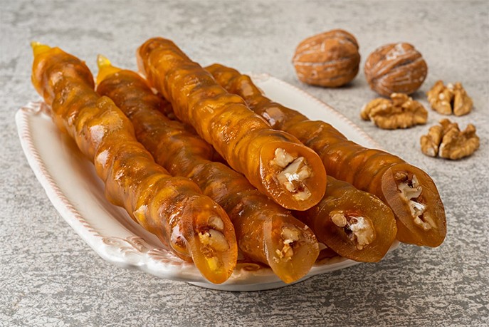 راحة دبس العنب مع الجوز